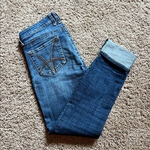 Kut from the Kloth Dark Blue Ankle Jeans